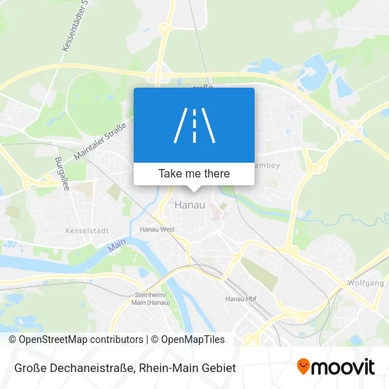 Карта Große Dechaneistraße