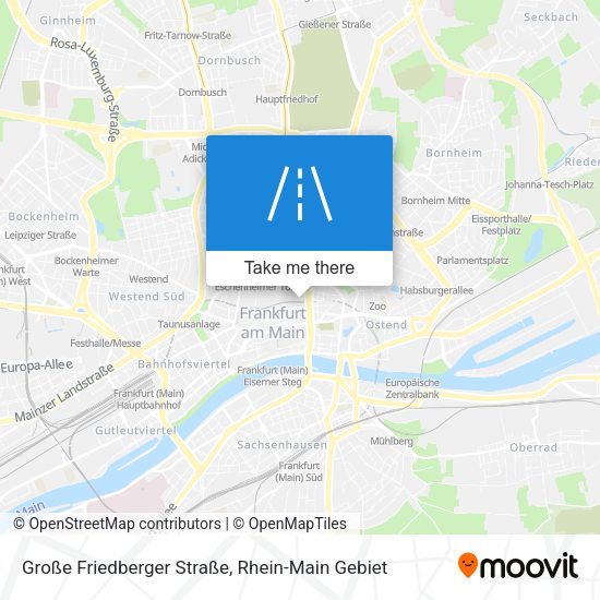 Große Friedberger Straße map