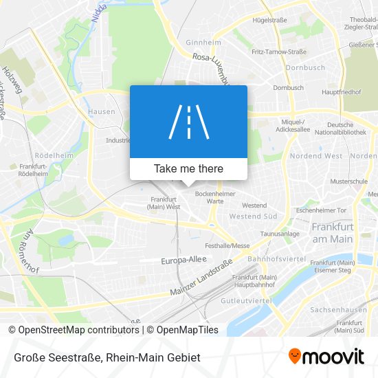 Große Seestraße map