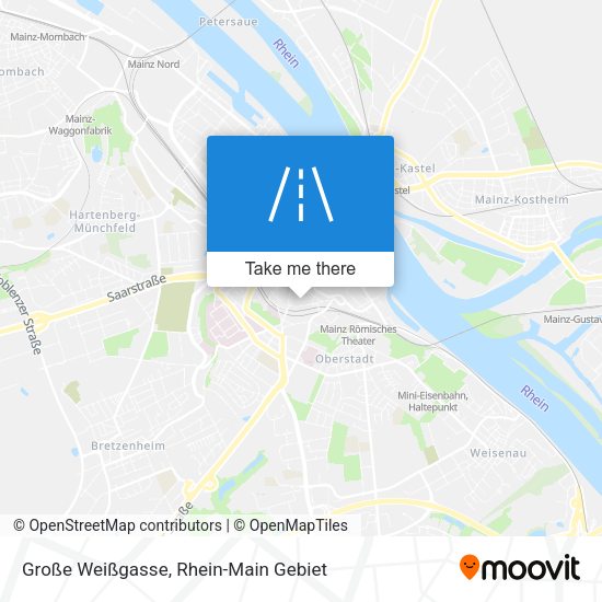 Große Weißgasse map