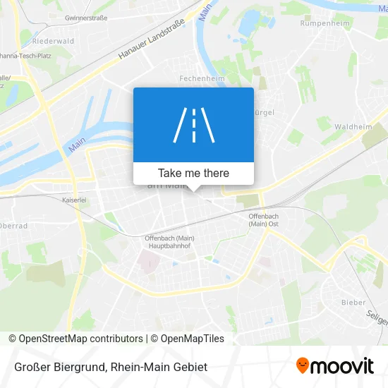 Карта Großer Biergrund