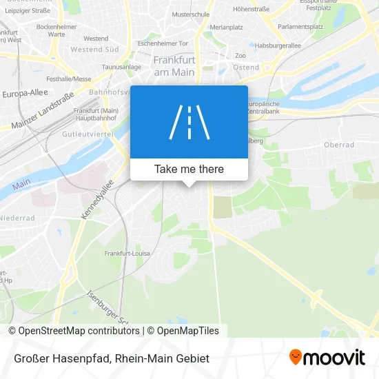 Карта Großer Hasenpfad