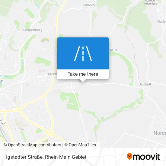 Карта Igstadter Straße