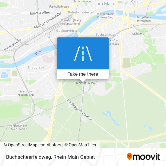 Карта Buchscheerfeldweg
