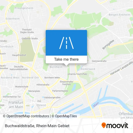 Карта Buchwaldstraße