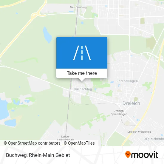 Buchweg map