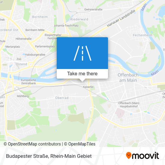 Карта Budapester Straße