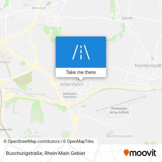 Карта Buschungstraße