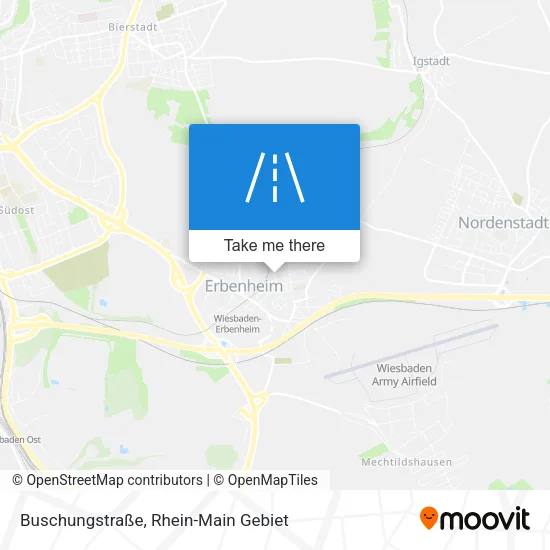 Карта Buschungstraße