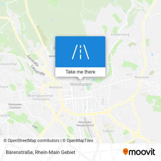 Bärenstraße map