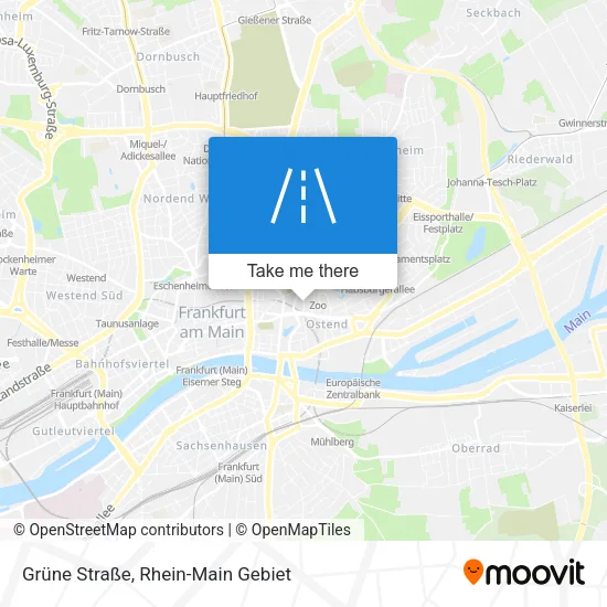 Карта Grüne Straße
