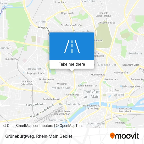 Карта Grüneburgweg