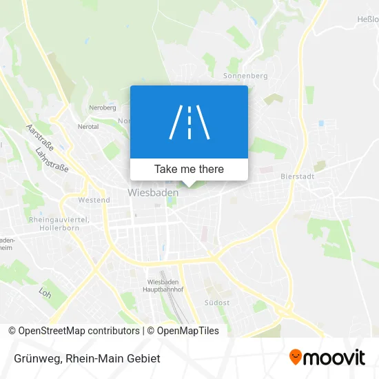 Grünweg map