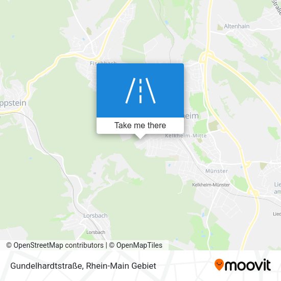 Gundelhardtstraße map