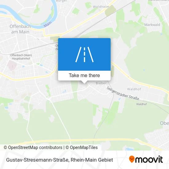 Карта Gustav-Stresemann-Straße