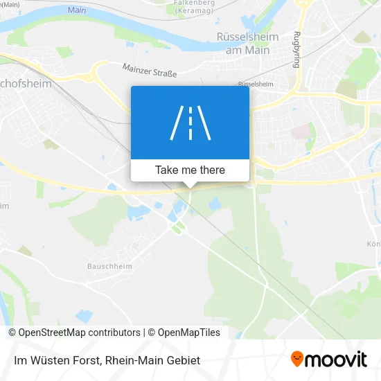 Карта Im Wüsten Forst