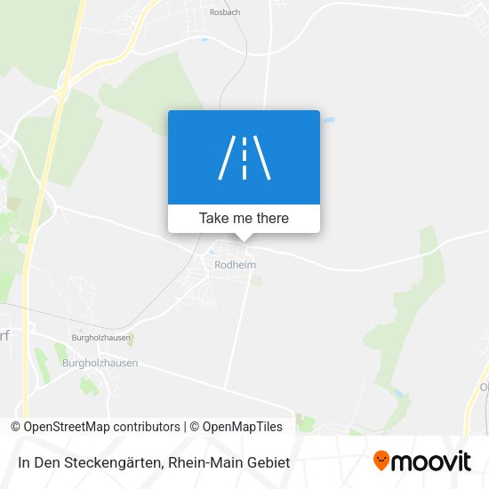 In Den Steckengärten map