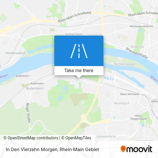 In Den Vierzehn Morgen map