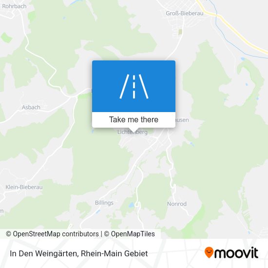 In Den Weingärten map