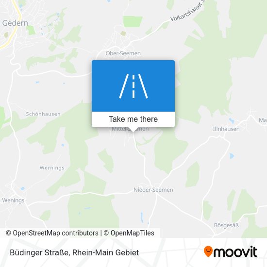 Büdinger Straße map