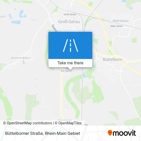 Büttelborner Straße map