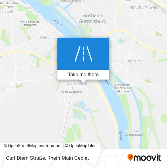 Карта Carl-Diem-Straße