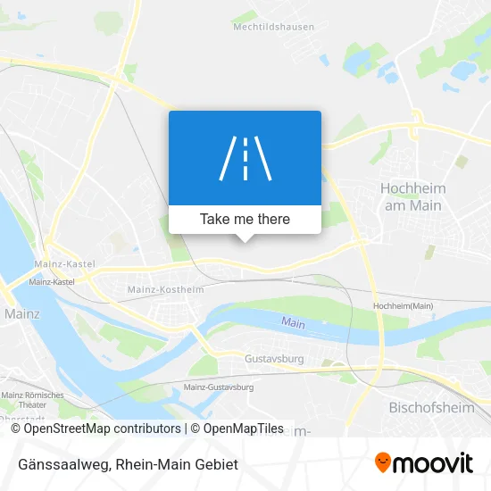 Карта Gänssaalweg