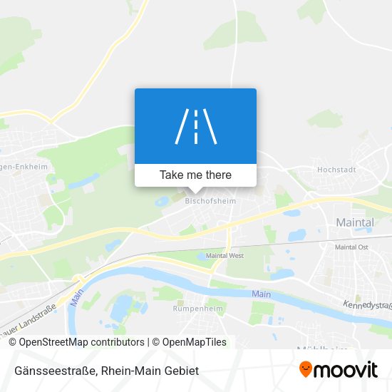 Gänsseestraße map