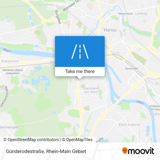 Günderodestraße map