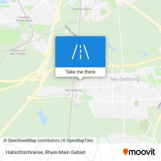 Карта Habichtschneise