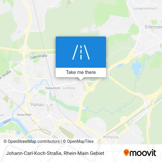 Карта Johann-Carl-Koch-Straße