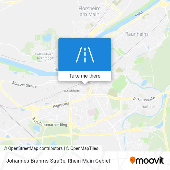 Карта Johannes-Brahms-Straße