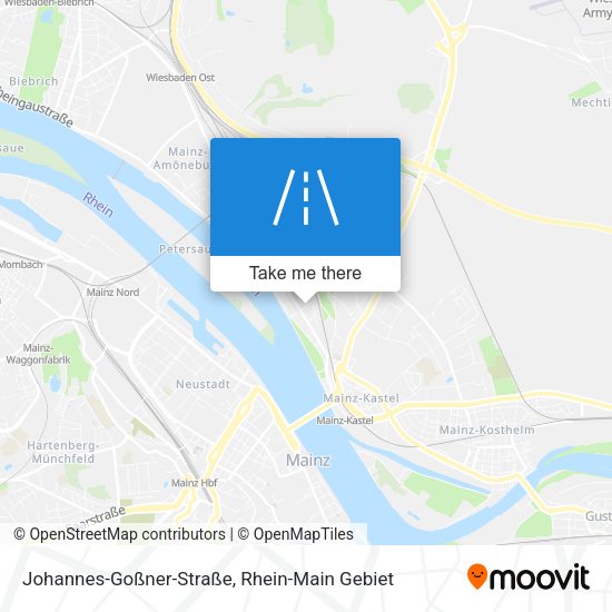 Johannes-Goßner-Straße map
