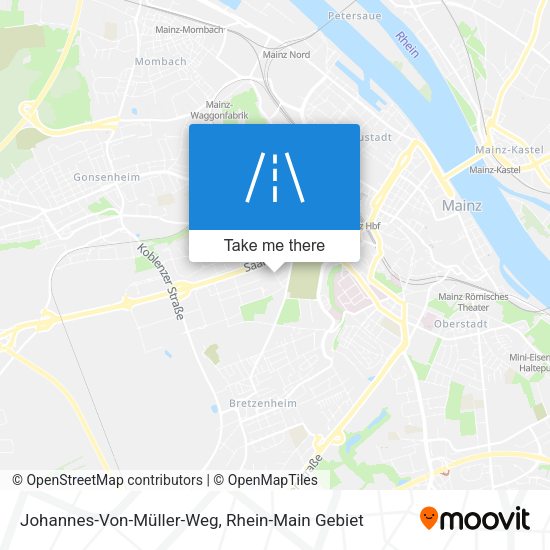 Johannes-Von-Müller-Weg map