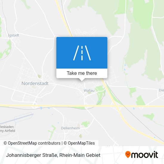 Johannisberger Straße map