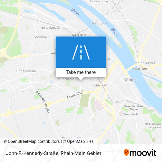 John-F.-Kennedy-Straße map