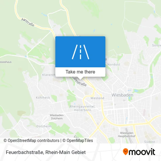 Карта Feuerbachstraße
