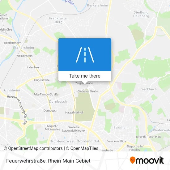 Карта Feuerwehrstraße