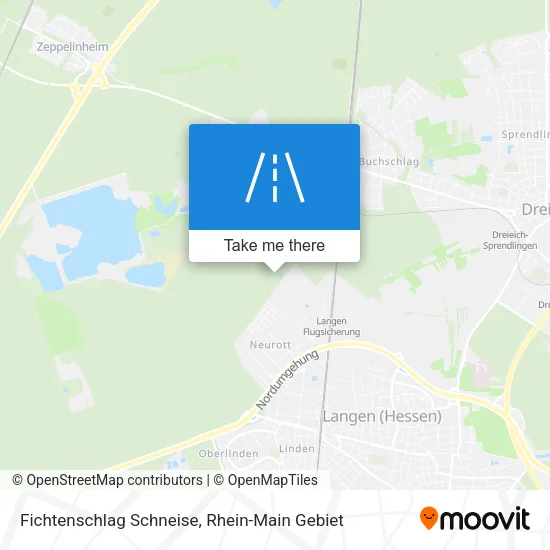 Fichtenschlag Schneise map