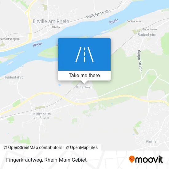 Карта Fingerkrautweg