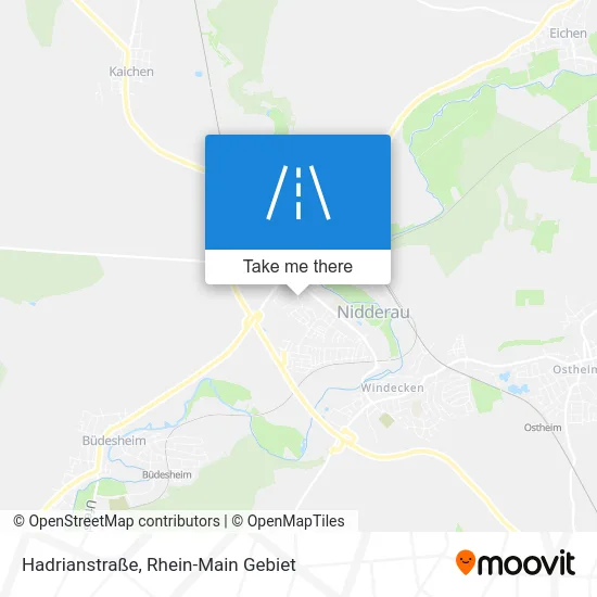 Карта Hadrianstraße