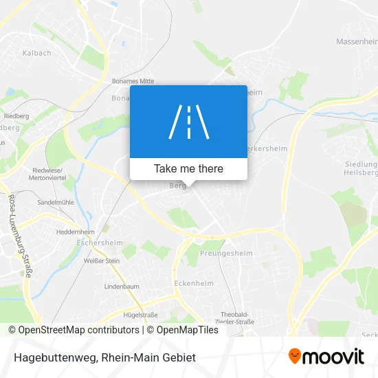 Карта Hagebuttenweg