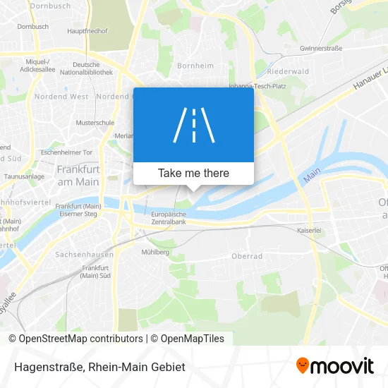 Карта Hagenstraße