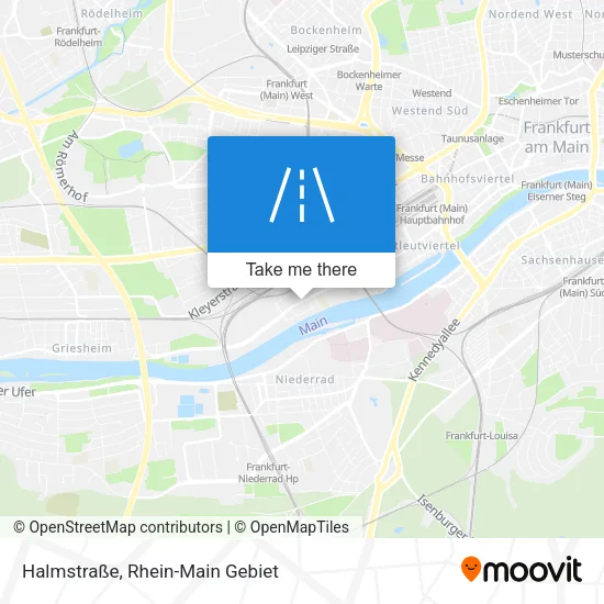 Карта Halmstraße