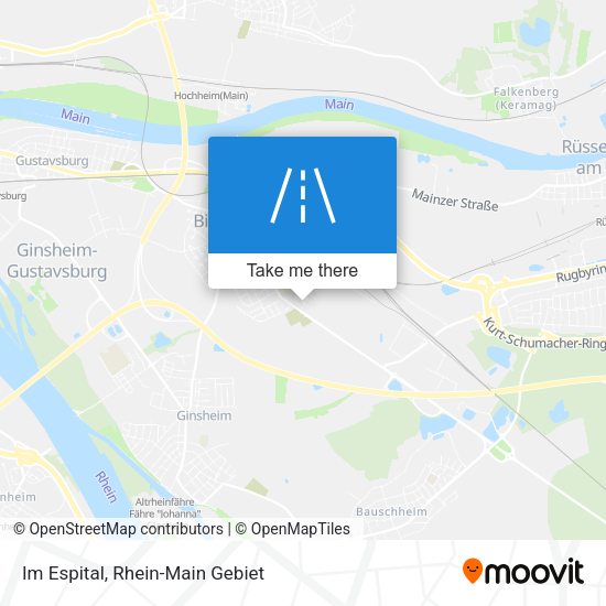 Карта Im Espital