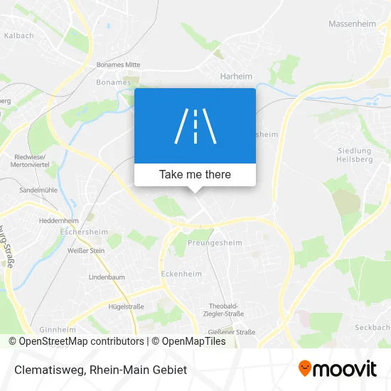 Clematisweg map