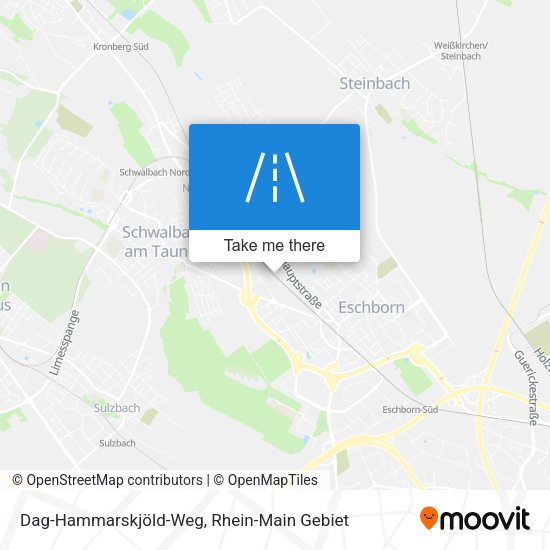 Dag-Hammarskjöld-Weg map