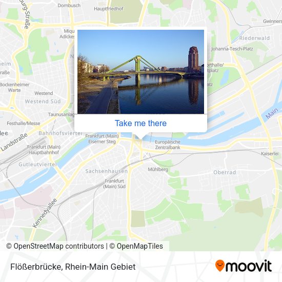 Flößerbrücke map