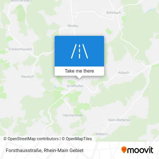 Карта Forsthausstraße
