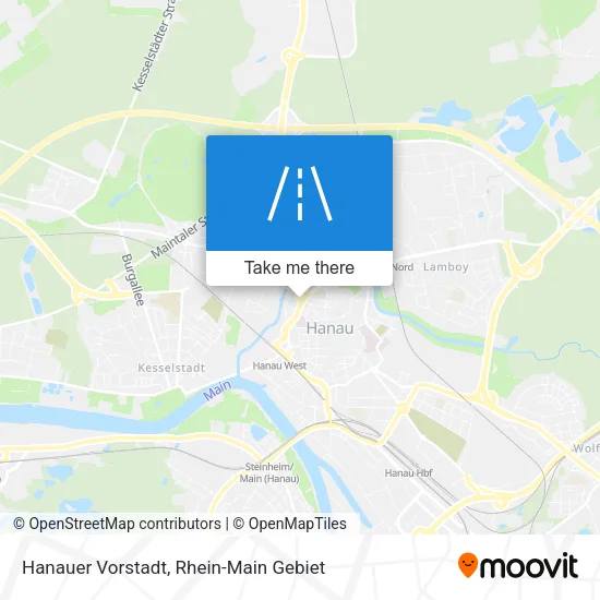 Карта Hanauer Vorstadt
